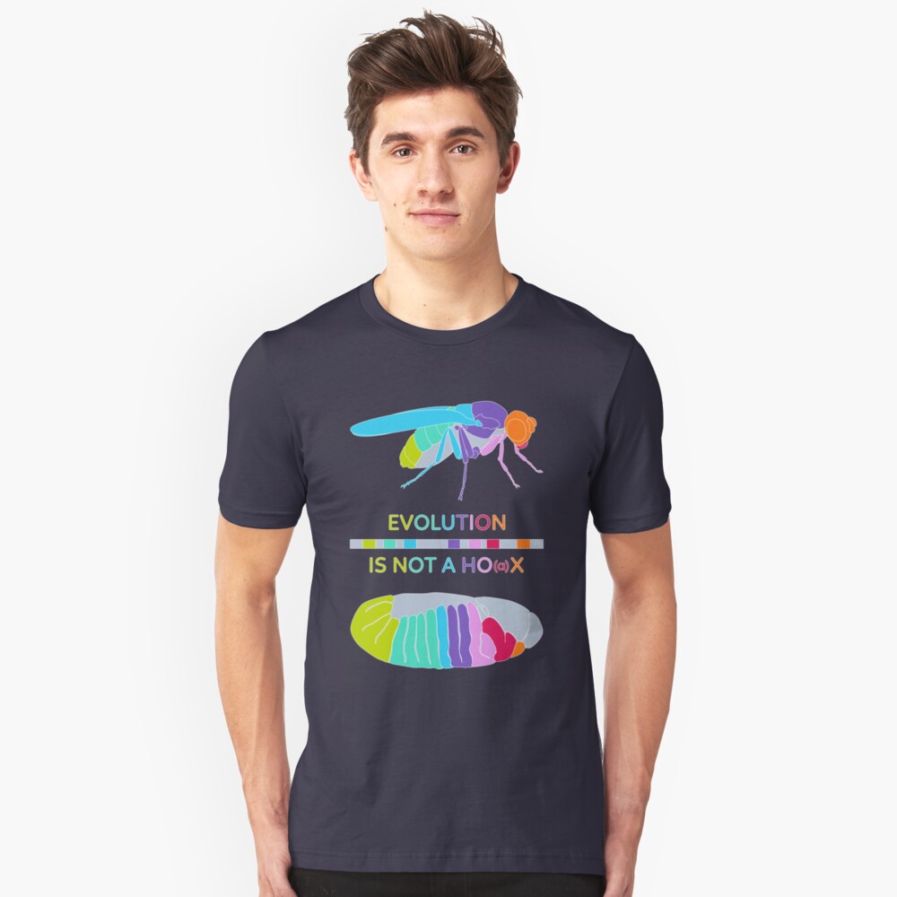 Drosophila Hox Genes - Evolution is not a Ho(a)x Slim Fit T-Shirt