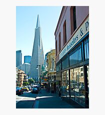 City Lights Bookstore and TransAmerica Pyramid Photographic Print