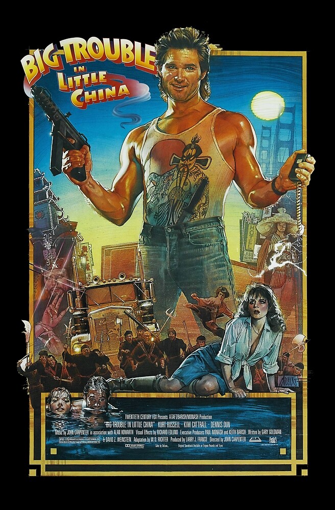 Big Trouble 80s Movie Poster Artwork Films Posters Prints Tshirts Bags Men Woman Kids By Art O Rama Shop Redbubble