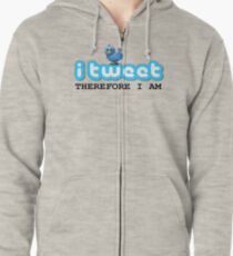 PERSONALISED Twitter Zipped Hoodie
