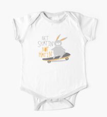 Get Skatin' Not Hatin' Baby Body Kurzarm