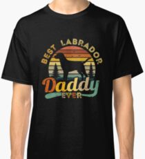 Camiseta clásica Best Labrador Daddy Ever Retro Vintage