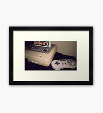 SNES Framed Print