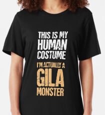 Haustier Gila Monster / Eidechse Reptil Slim Fit T-Shirt