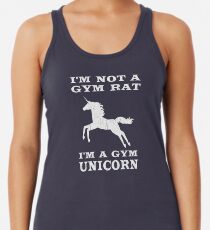 I'm Not A Gym Rat I'm A Gym Unicorn Women's Tank Top