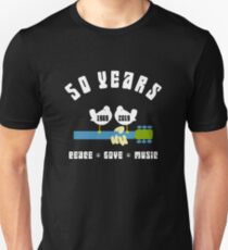 50 years Woodstock Slim Fit T-Shirt