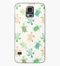 Funda/vinilo para Samsung Galaxy Dorado Jade & Mint Turtles
