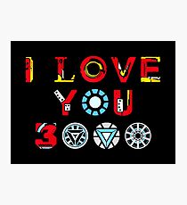 Ich liebe dich 3000 v3 Fotodruck