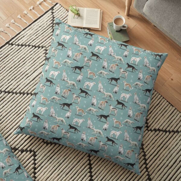 The Borzoi Floor Pillow