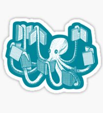 Mit Wissen bewaffnet Sticker