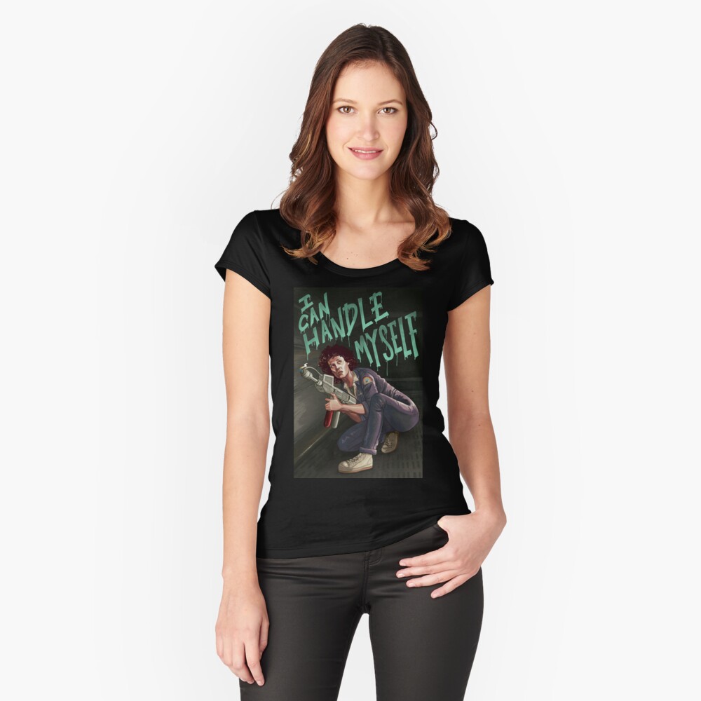 I Can Handle Myself Fitted Scoop T-Shirt