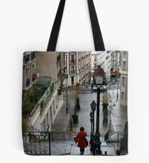 Red Coat Tote Bag