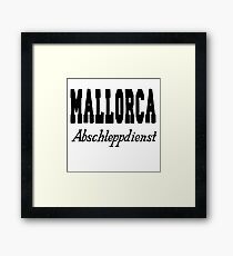 Mallorca Abschleppdienst Gerahmtes Wandbild