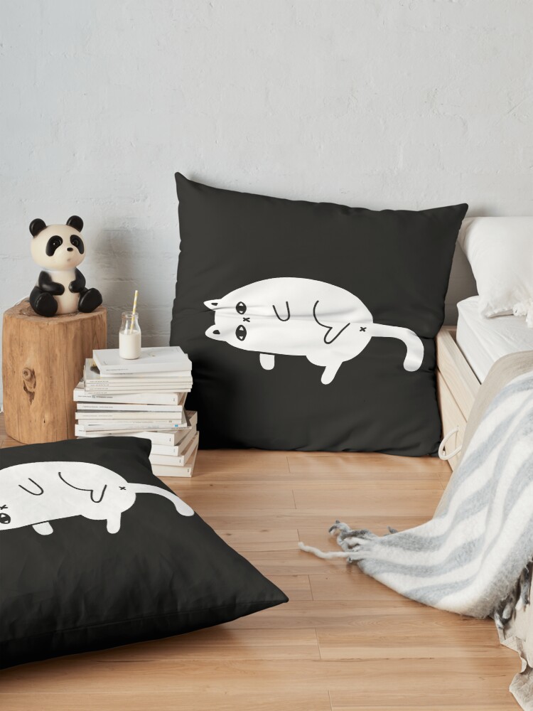 Alternate view of Depression Cat Floor Pillow