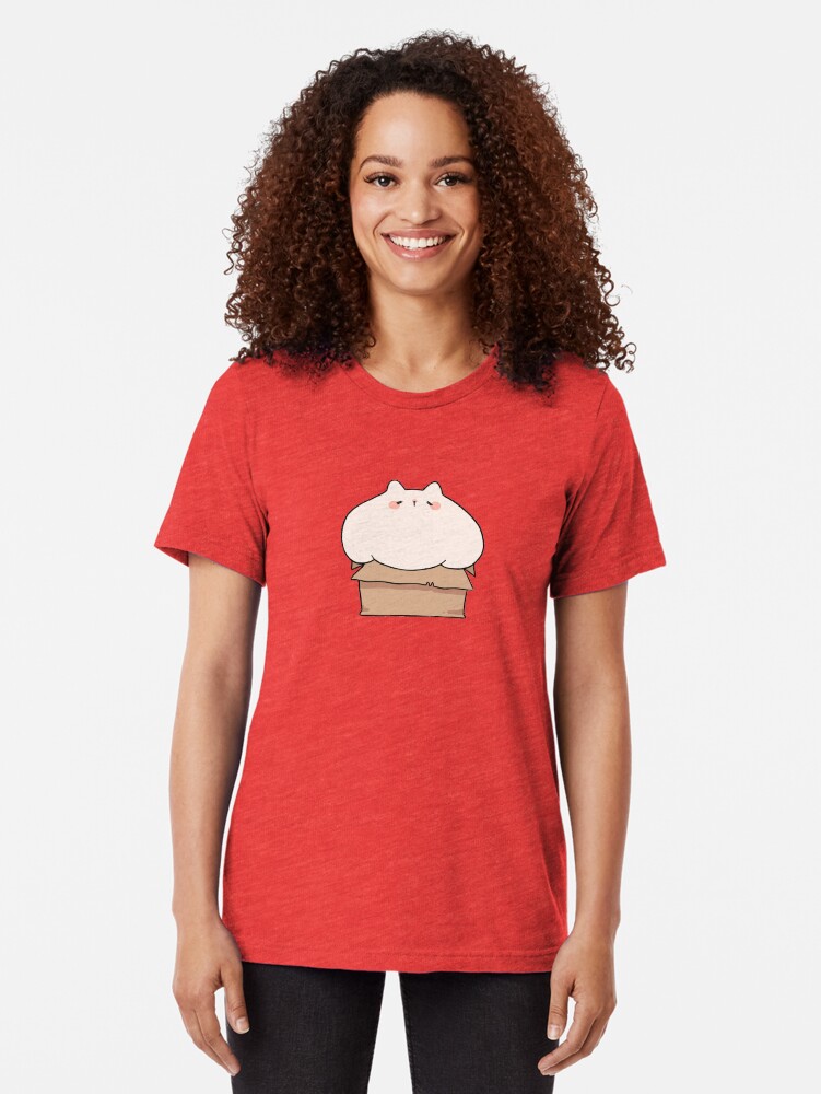 Alternate view of If I fits, I sits. Tri-blend T-Shirt