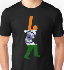 Cricket Cricketspieler Geschenk Indien Slim Fit T-Shirt