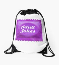Adult Jokes Drawstring Bag