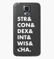 Dungeons & Dragons Abilities Case/Skin for Samsung Galaxy