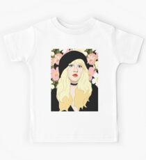 Stevie Nicks Floral Kids T-Shirt
