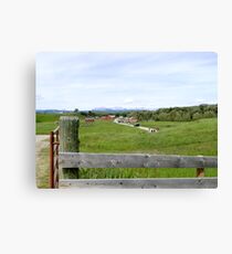 The Bar U Ranch, Alberta, Canada Canvas Print