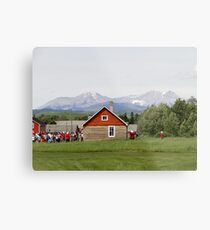 Bar U Ranch, Canada Day 2010 Metal Print