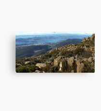 Hobart from Mt Wellingon Canvas Print