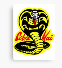 das Karate Kid Cobra Kai Logo Leinwanddruck