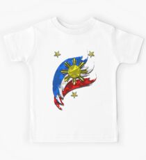 Philippinische Flagge Kinder T-Shirt