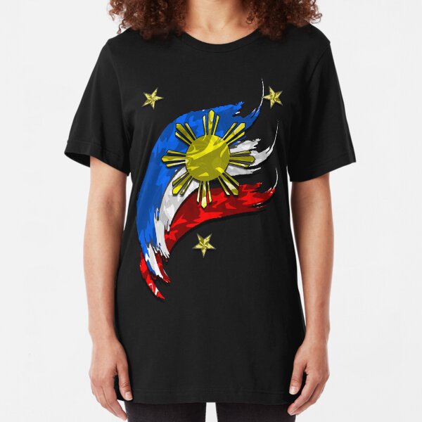 Philippine Flag Slim Fit T-Shirt