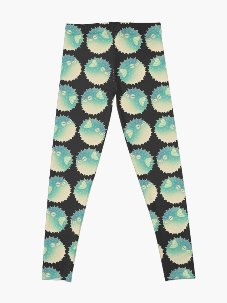 Alternate view of Hmph - Pufferfish Leggings
