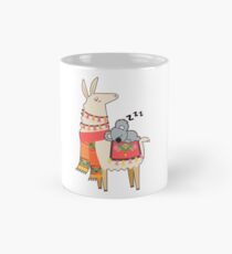 Cute Koala Sleeping On Llama Gift Classic Mug