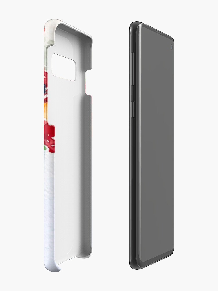 Alternate view of Summer Flowers Case & Skin for Samsung Galaxy
