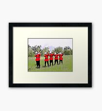The Volley, Canada Day 2010 Framed Print