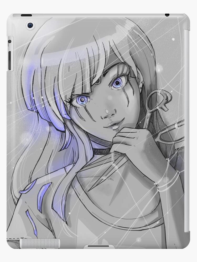 \u0027manga girl with haircut \u0027 iPad Case/Skin by Carlotta986