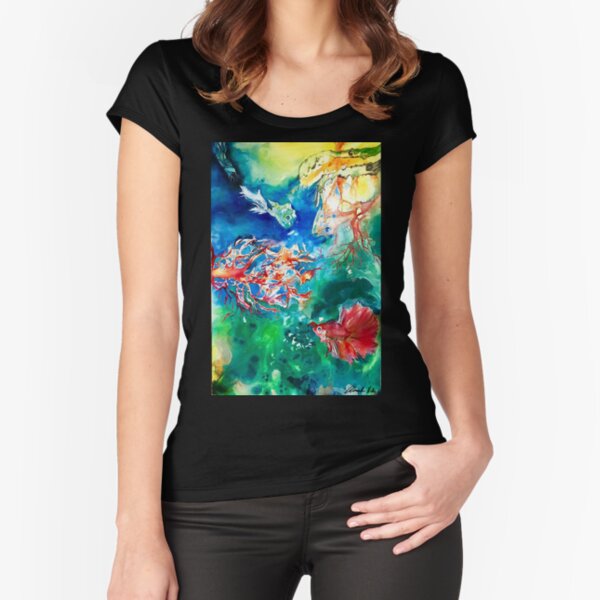 Pesce fantasma Fitted Scoop T-Shirt