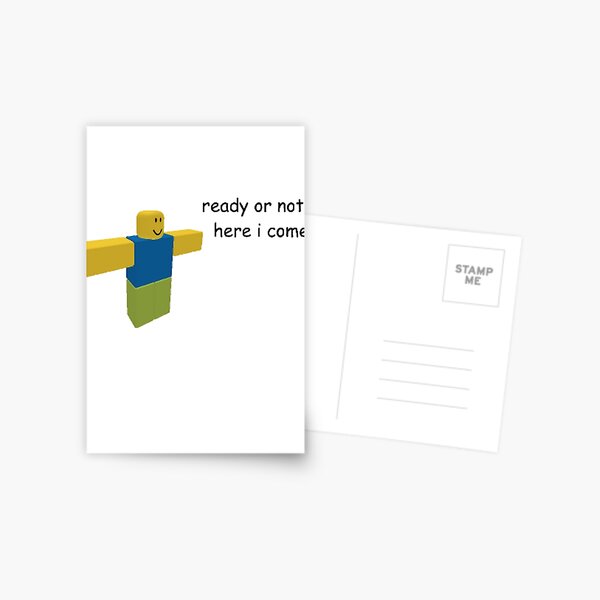 Roblox Postcards Redbubble - t pose roblox roblox free accounts with dominus