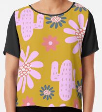 Nursery cactus decor Chiffon Top