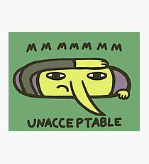 Judgmental Lemongrab Photographic Print