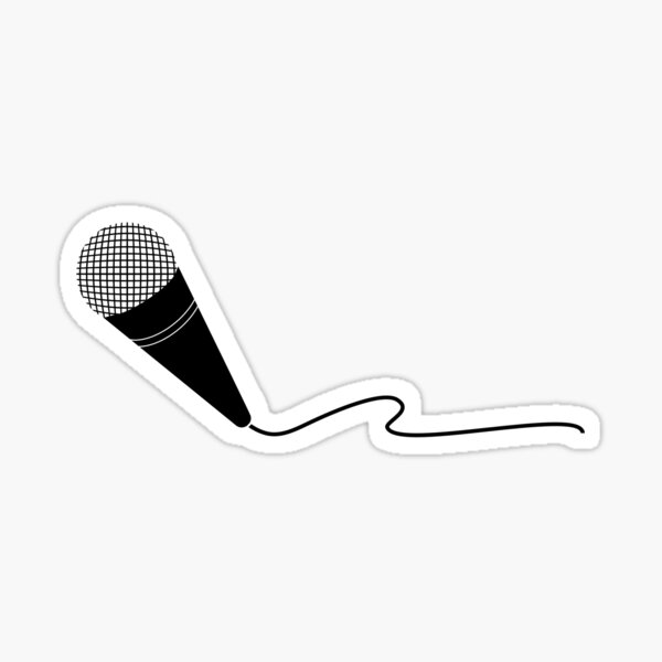 Microphone Sticker