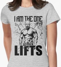 Breaking Bad I Am The One Who Lifts Gym Women's Fitted T-Shirt