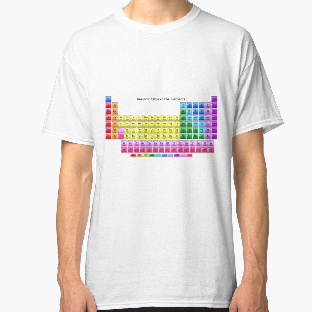 #Mendeleev's #Periodic #Table of the #Elements Classic T-Shirt