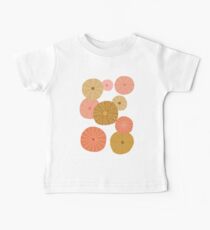 Seeigel in Gold + Koralle Baby T-Shirt