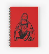 Sacred Heart Of Jesus Spiral Notebook