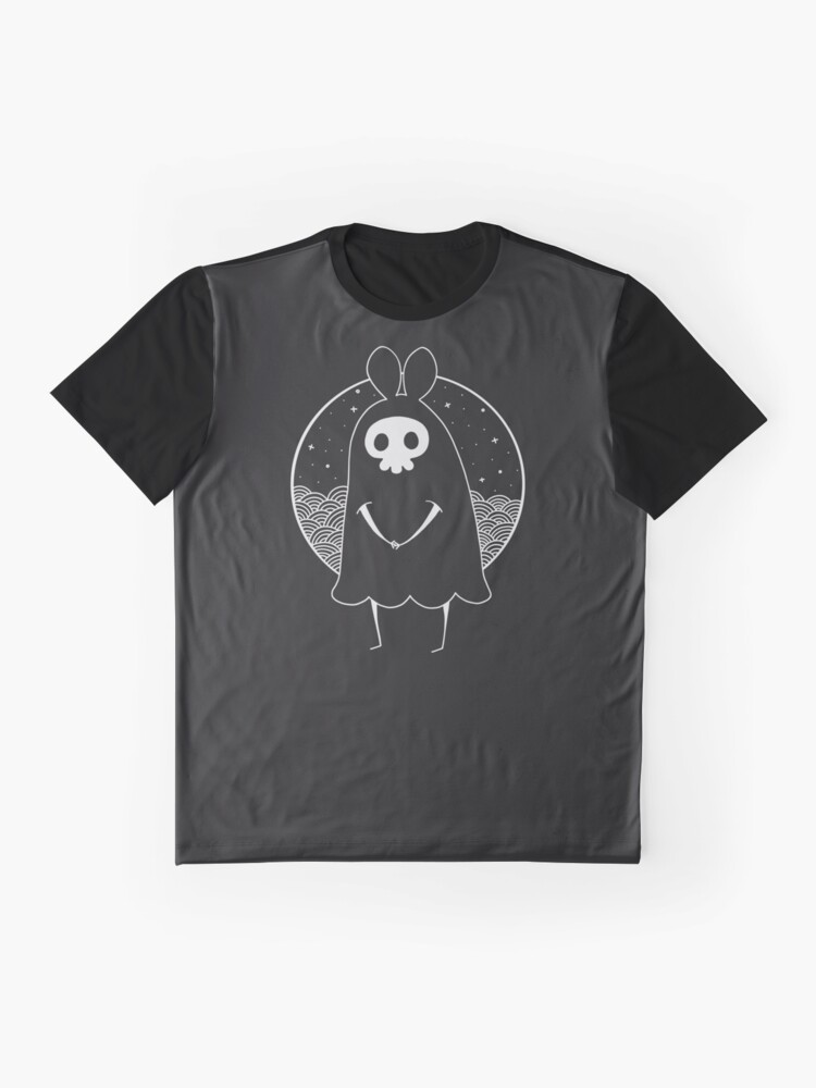 Alternate view of Death Bunny a Graphic T-Shirt