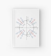 Unit circle angles. Trigonometry, Math Formulas, Geometry Formulas Hardcover Journal