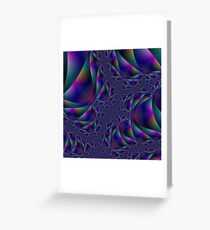 PURPLE CROSS Greeting Card