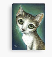 Graceful tabby portrait Canvas Print