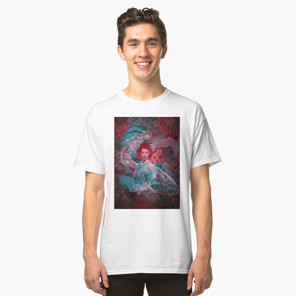 Girl and the dragon Classic T-Shirt