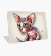 Katze-a-Clysm: Sphynx Kätzchen - Classic Laptop Folie