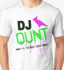 DJ Qunt Party bis in die Nacht geht Crikey Slim Fit T-Shirt